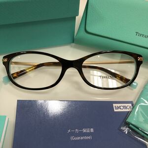 安心の2年間正規保証付き！定価39,380円 メーカー保証付 TIFFANY ティファニー TF2195-D 8134 TF2195D 正規品 新品 メガネ　TIFFANY&Co