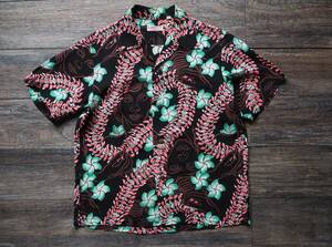 SUN SURF HAWAIIAN MOTIF ハワイアンシャツ S /90s M品番サンサーフ コレクション 