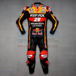 海外　限定品　送料込み　ダニ・ペドロサ　MotoGP　レザーレーシングスーツ　サイズ各種　レプリカ　高品質 76