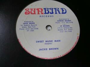 ●Reggae12”●JACKIE BROWN/SWEET MUSIC MAN