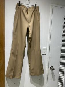 vintage euro 70s flare pants ヨーロッパ古着 boots cut poly pants フレアパンツ ブーツカットパンツ ポリパンツ ビンテージ