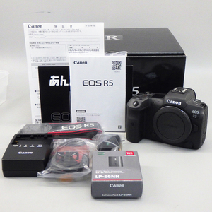 1円〜 Canon キヤノン EOS R5 ※通電・シャッター確認済 現状品 箱付き カメラ 256-2639456【O商品】