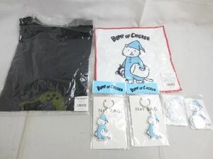 【同梱可】美品 BUMP OF CHICKEN ニコル NOT BAD スティッチ コラボ 他 キーリング ハンドタオル Tシャツ 等 6点 グ