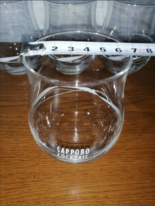 SAPPORO cocktail グラス３個セット 美品◎中古品☆カクテルグラス