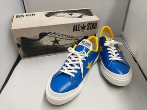 CONVERSE/ONE STAR J/コンバース/ワンスター/スニーカー/ブルー/ イエロー/27.5cm/日本製