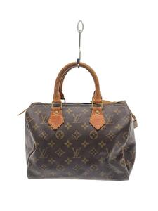 LOUIS VUITTON◆1)スピーディ25_モノグラム・キャンバス_BRW/PVC/BRW