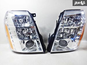 ★売り切り★きれい 純正 GM キャデラック エスカレード 07-14y HID キセノン ヘッドライト ヘッドランプ 左右 即納 棚