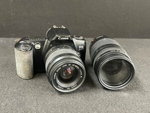 ST0605-4I　ゆうパック着払い　Canon EOS Kiss 35-80㎜ 1:4-5.6/75-300㎜ 1:4-5.6レンズ2本付き 一眼レフカメラ　キャノン