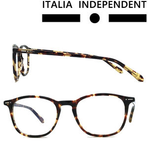 ITALIA INDEPENDENT イタリア インディペンデント ブランド メガネフレーム マーブルブラウン 眼鏡 II-5861-092-GLS