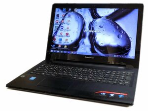 現状品 レノボ/Lenovo G50 80E5019LJP 15.6インチ ノートPC Corei3-5005U/4GB/HDD500GB キーボード不良