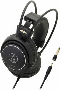 audio-technica ダイナミックヘッドホン ATH-AVC500 ブラック(中古品)