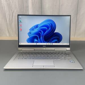 届いてすぐ使える！軽い　360度回転　タッチスクリーン NEC VK23TGWGU 13.3inch Win11（8060）