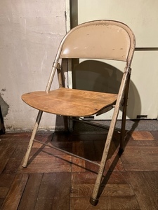 vintage Folding Chair ヴィンテージ フォールディングチェア 折り畳み Made in USA 60s 70s 80s インダストリアル ミリタリー A