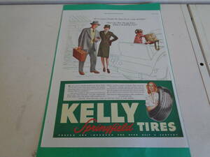 即決　広告　アドバタイジング　ＫＥＬＬＹ　車　タイヤ　１９４０ｓ　ゼネラル　エレクトリック　家電　トースター　ミッドセンチェリー