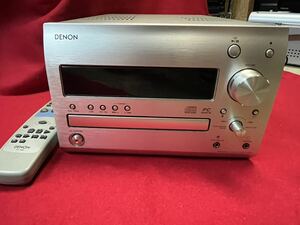 DENON システムコンポ D-MX11 CD オーディオ 音響機器 チューナーアンプ ジャンク　部品取り　本体リモコンのみ