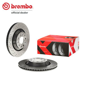 brembo ブレンボ エクストラブレーキローター リア用 フォルクスワーゲン ゴルフRヴァリアント AUCJXF H27.5～ 2.0L