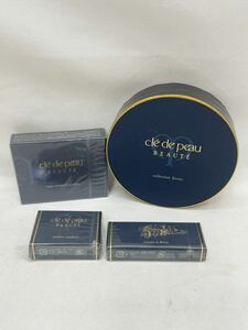 KT0329 資生堂 Cle de peau BEAUTE/クレドポーボーテ ファンデーション/コレクションレーブル 口紅 リップ/アイシャドー 4点セット