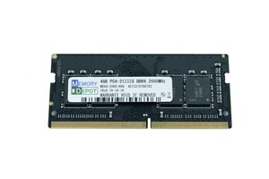 SODIMM 4GB PC4-21333 (PC4-21300) DDR4-2666 260pin SO-DIMM Macメモリー 5年保証 相性保証付 番号付メール便発送