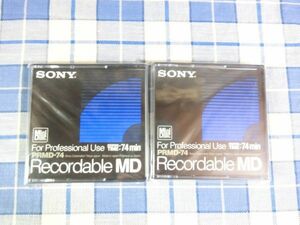 MDディスク SONY PRMD-74×2枚　未使用 未開封　送料185円可能