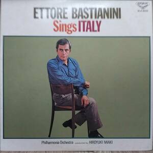 L264/LP1枚/バスティアニーニ、イタリアを歌う/岩城宏之指揮