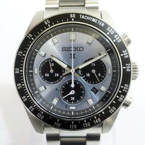 SEIKO　セイコー　V192-0AH0　プロスペックス　ライトブルー文字盤　ソーラー 腕時計【極美品】【送料無料】中古品 used A