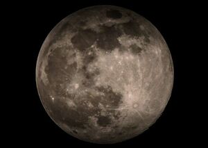 月 満月 スーパームーン 天体 神秘 癒し パワー 絵画風 壁紙ポスター A2版594×420mm（はがせるシール式）003A2