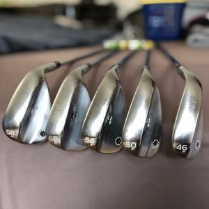 ★タイトリスト ボーケイ SM7 ウエッジ 5本セット 46 50 54 56 58 Titleist VOKEY DESIGN SM7 WEDGES 5set ダイナミックゴールド modus ★