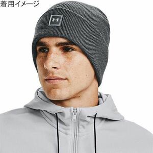 アンダーアーマー　ニット帽 UAユニセックス トラックストップ ビーニー 　グレー　UNDER ARMOUR