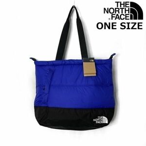 売切り【正規新品】THE NORTH FACE◆NUPTSE TOTE トートバッグ US限定 ヌプシ 耐久性 大容量 男女兼用(OS/21L)青 黒 180626-50