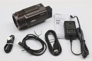 Sony　Handycam　4K　ビデオカメラ　FDR-AX45　ブロンズブラウン　ソニー　ハンディカム