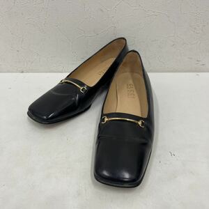 ⑥GUCCI パンプス　35 BLACK 1011411