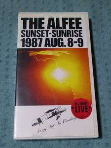即決 VHSビデオ THE ALFEE(アルフィー) SUNSET－SUNRISE 1987 AUG.8-9 B