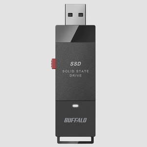 送料無料★バッファロー SSD 外付け 250GB USB3.2 Gen1 読込速度430MB/秒 コンパクト (ブラック)
