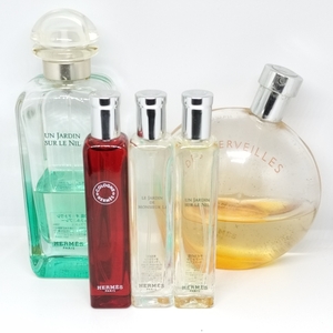 6842★HERMES エルメス コロン EDT オーデメルヴェイユ 100ml/ナイルの庭 100・15ml/李氏の庭 15ml/オードゥルバーブ エカルラット 15ml