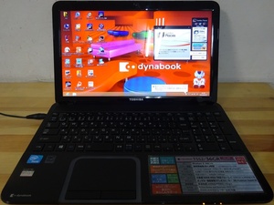 東芝 ノートパソコン dynabook T552/36GR/Cele B830 1.8GHz/4GB/500GB/BD/中古特価良品