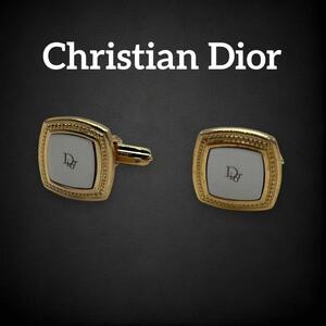 Christian dior クリスチャンディオール カフスボタン カフリンクス トロッター ヴィンテージ オールド アンティーク グレー ゴールド 581