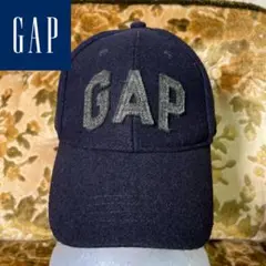 美品　GAP ギャップ　キャップ　帽子　CAP ネイビー　ゴムタイプ
