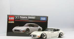 トミカ【プレミアム】【廃番】トヨタ2000GT・1/59【カスタム改】シャコタン★深リム【新品改】街道レーサー