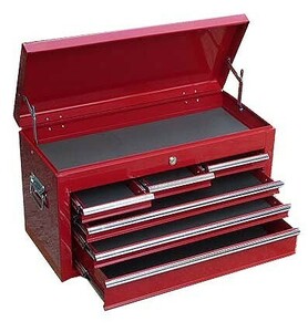 ツールボックス キャビネット チェスト 工具箱 道具箱 レッド 赤 207 b