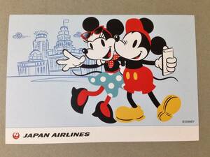 日本航空×DISNY　JAL×ディズニー★オリジナルポストカード