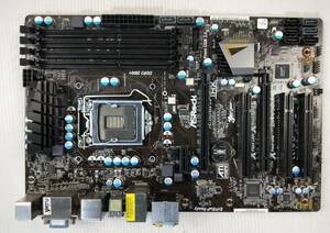 【中古パーツ】BIOS確認のみ、ASROCK Z77 PRO4 マザーボード ＩＯパネル LGA1155 ■MB4064