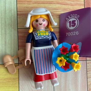 新品プレイモービル figures シリーズ　バイエルンのチューリップ売り　ドールハウス　ミニチュア　Kindly search playmobil yoru!