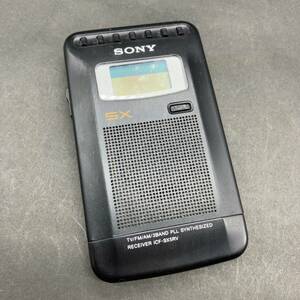 c02842 SONY ソニー AM/FMポケットラジオ ICF-SX5RV 動作未確認 難有り ジャンク品 ３バンドラジオ コンパクトラジオ