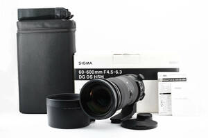 SIGMA シグマ 60-600mm F4.5-6.3 DG OS HSM Sports Canon キャノン 元箱、付属品付き