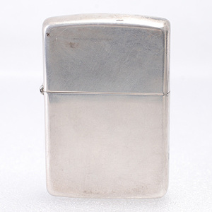 ジッポ ジッポー ZIPPO スターリングシルバー SV925 左寄り オイル ライター 1990年 綺麗です(14432)