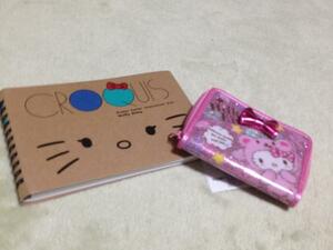 サンリオ Hello Kitty キティ パスケース、メモ帳 セット