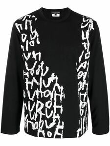 コムデギャルソンオムプリュス COMME des GARCONS HOMME PLUS 長袖Tシャツ Edward Goss Sサイズ オム プリュス コムデギャルソン ブラック