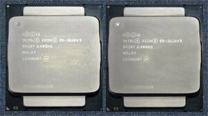 Intel XEON E5-2620 V3 2.40GHz 2個セット 動作確認済 