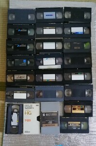 12 VHS ビデオテープ 120分 単品1本 開封済 HG maxell FUJI SCOTCH VICTOR TDK ノーマル HG SUPER HG T-120 HGX MASTER BR ST-120 EXG 