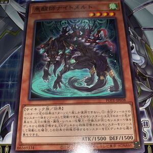 遊戯王　ノーマル　POTE-JP038　悪醒師ナイトメルト　 POWER OF THE ELEMENTS